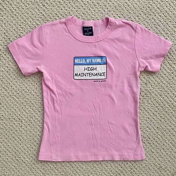 David & Goliath Pink T-Shirt - Picture 2 of 7